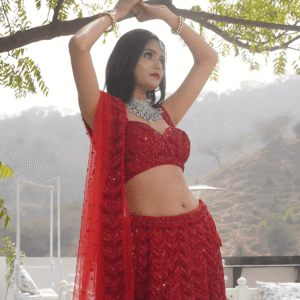 Red Lehenga